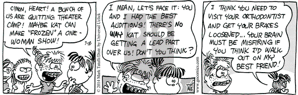 Heart of the City on Friday July 18, 2014 Comic Strip