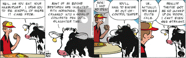 Lucky Cow on Tuesday January 10, 2006 Comic Strip
