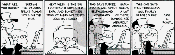 FoxTrot on Friday January 3, 2003 Comic Strip