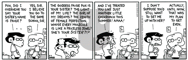 FoxTrot on Monday August 4, 1997 Comic Strip