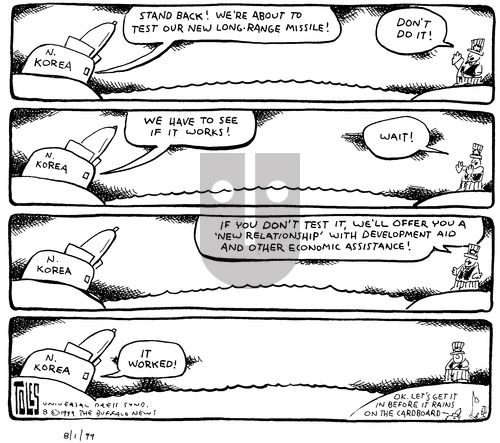 Tom Toles on Sunday August 1, 1999 Comic Strip