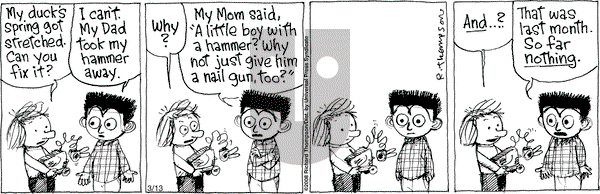 Cul de Sac on Thursday March 13, 2008 Comic Strip