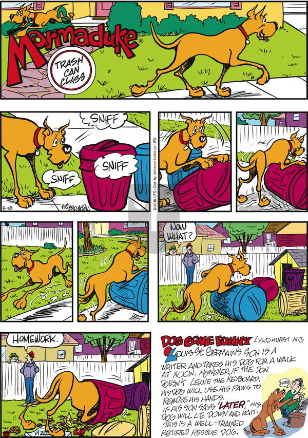 Marmaduke on Sunday March 13, 2016 Comic Strip