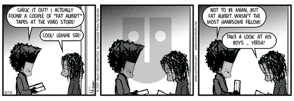 The Boondocks on Wednesday March 14, 2001 Comic Strip