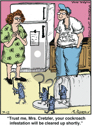 Close to Home on Thursday July 12, 2018 Comic Strip