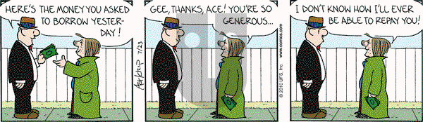 The Born Loser on Friday July 23, 2010 Comic Strip