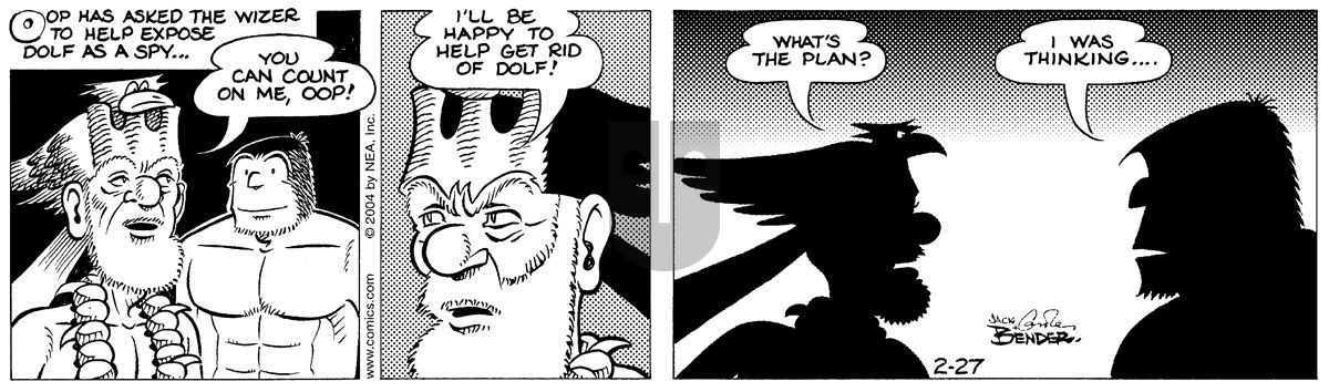 Alley Oop - Friday February 27, 2004 Comic Strip