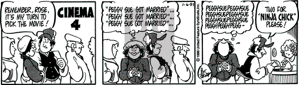 Rose is Rose on Tuesday January 6, 1987 Comic Strip