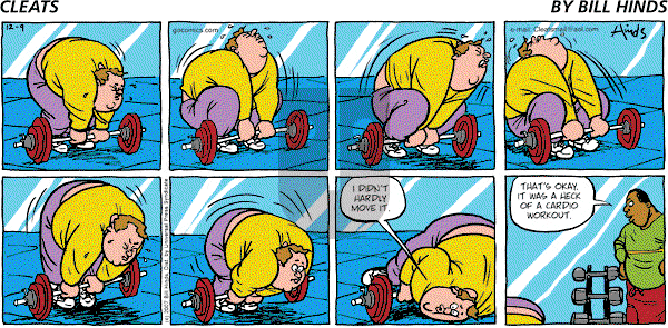 Cleats - Sunday December 9, 2007 Comic Strip