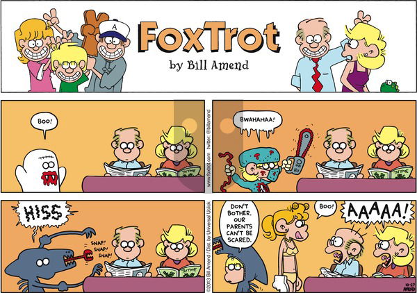 FoxTrot on Sunday October 27, 2013 Comic Strip