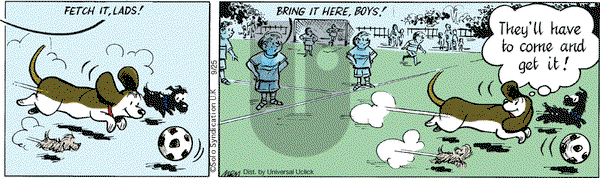 Fred Basset on Friday September 25, 2015 Comic Strip
