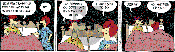 The Buckets on Tuesday July 11, 2017 Comic Strip