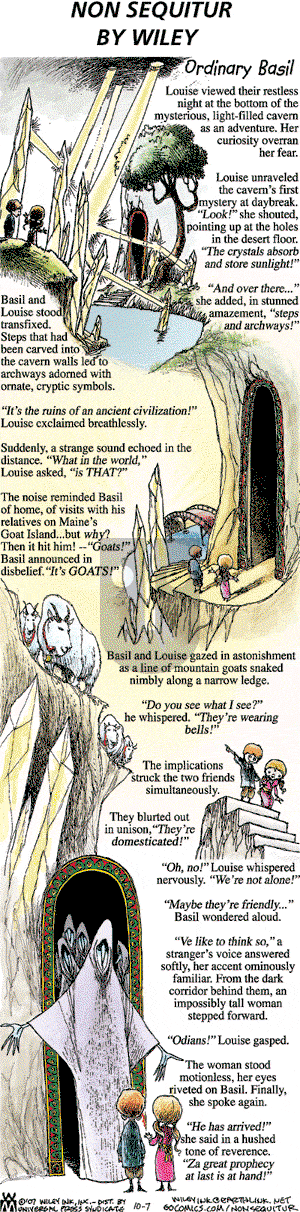 Non Sequitur on Sunday October 7, 2007 Comic Strip
