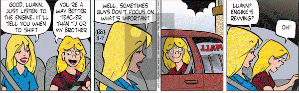 Luann on Thursday August 7, 2008 Comic Strip