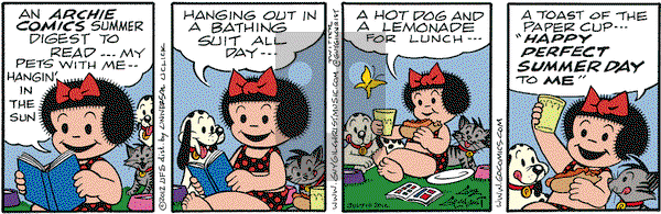 Nancy on Tuesday July 10, 2012 Comic Strip
