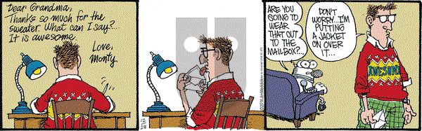 Monty on Wednesday December 28, 2016 Comic Strip