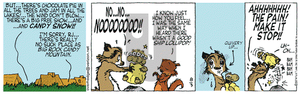 Over the Hedge on Friday August 3, 2007 Comic Strip