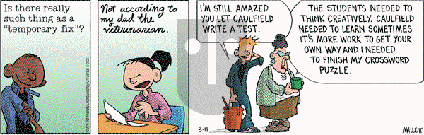 Frazz on Friday March 11, 2016 Comic Strip