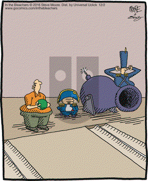 In the Bleachers on Friday December 2, 2016 Comic Strip