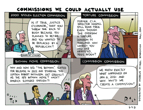 Ted Rall on Friday June 4, 2021 Comic Strip