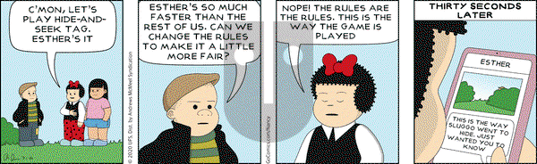 Nancy on Wednesday July 1, 2020 Comic Strip