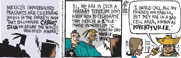 La Cucaracha on Tuesday July 17, 2007 Comic Strip