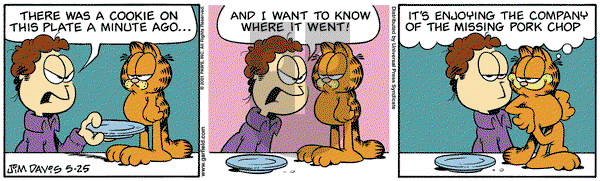 Garfield - Friday May 25, 2001 Comic Strip