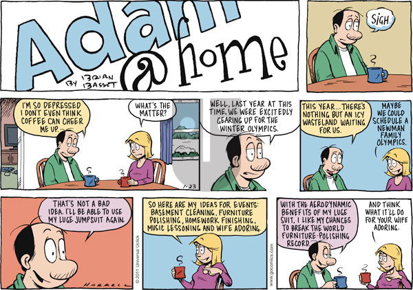 Adam@Home on Sunday January 23, 2011 Comic Strip
