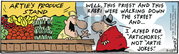 Frank and Ernest on Wednesday May 12, 2004 Comic Strip