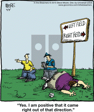 In the Bleachers on Thursday March 5, 2015 Comic Strip