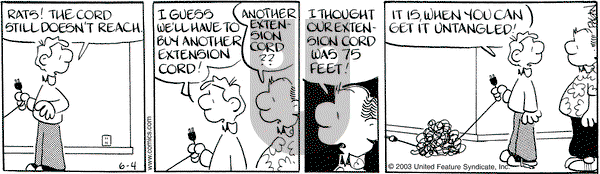 Drabble on Wednesday June 4, 2003 Comic Strip