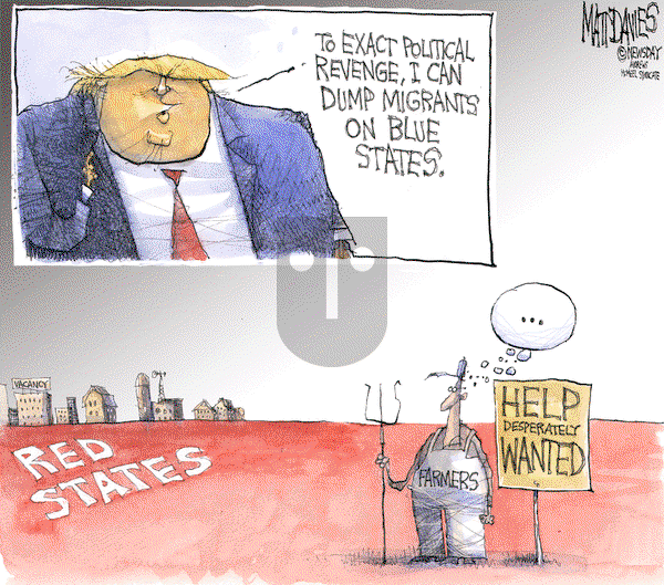 Matt Davies on Monday April 15, 2019 Comic Strip