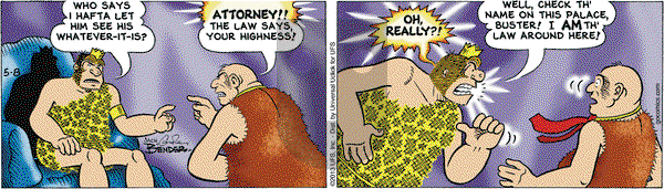 Alley Oop on Wednesday May 8, 2013 Comic Strip