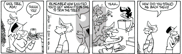 Arlo and Janis on Thursday December 13, 2001 Comic Strip