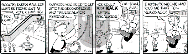 Drabble on Tuesday August 22, 2000 Comic Strip
