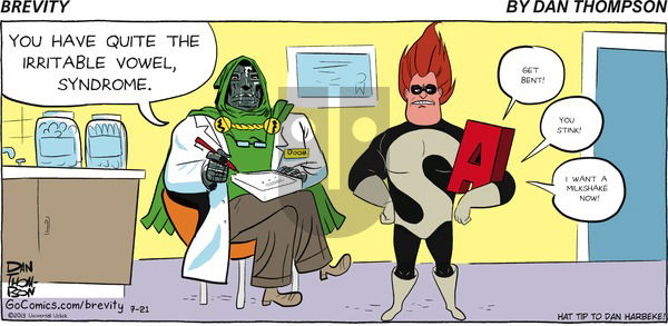Brevity on Sunday July 21, 2013 Comic Strip
