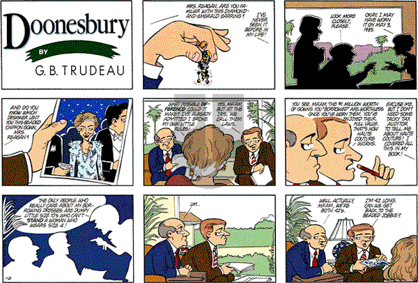 Doonesbury on Sunday January 21, 1990 Comic Strip