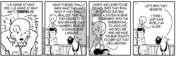 Cow and Boy Classics on Saturday January 20, 2007 Comic Strip