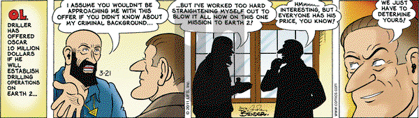 Alley Oop on Monday March 21, 2011 Comic Strip