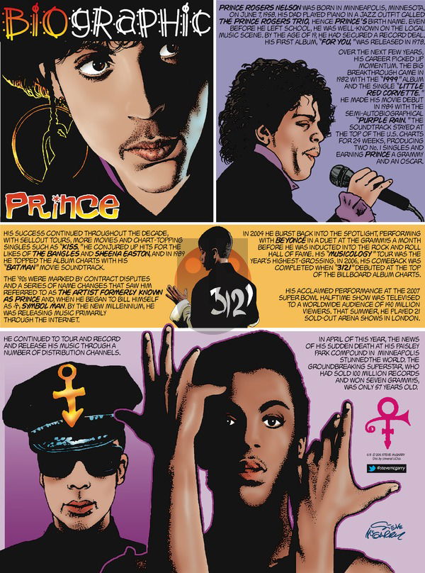 Biographic on Sunday June 5, 2016 Comic Strip
