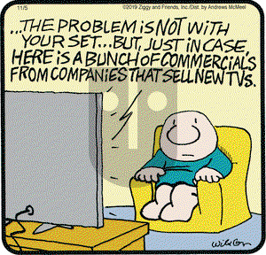 Ziggy on Tuesday November 5, 2019 Comic Strip