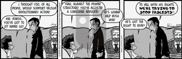 The Boondocks on Tuesday January 31, 2012 Comic Strip