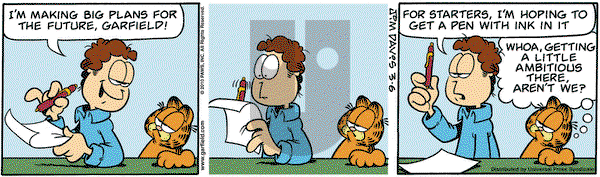 Garfield on Saturday March 6, 2010 Comic Strip
