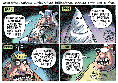 Rob Rogers on Thursday November 3, 2016 Comic Strip