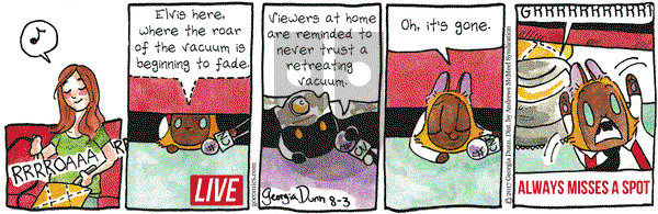 Breaking Cat News on Thursday August 3, 2017 Comic Strip