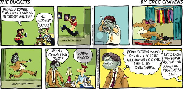 The Buckets on Sunday May 11, 2014 Comic Strip