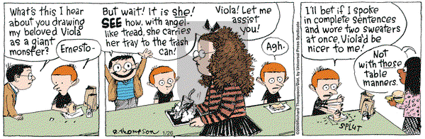 Cul de Sac on Monday January 26, 2009 Comic Strip