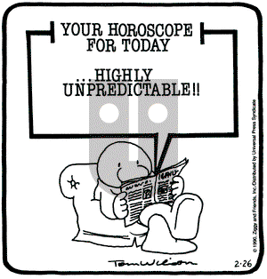 Ziggy on Monday February 26, 1990 Comic Strip