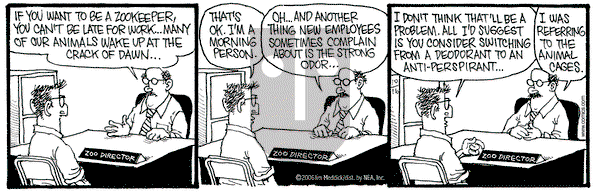 Monty on Monday October 16, 2006 Comic Strip
