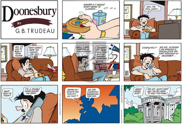 Doonesbury on Sunday October 22, 2000 Comic Strip